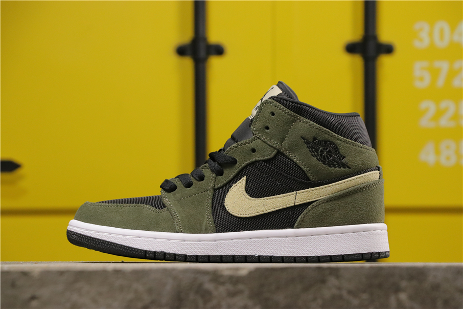 olive green jordan 1