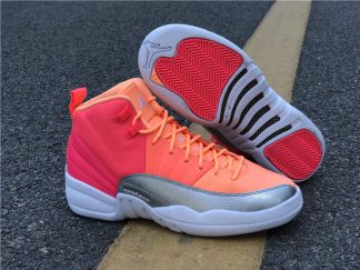 jordan 12 orange and pink