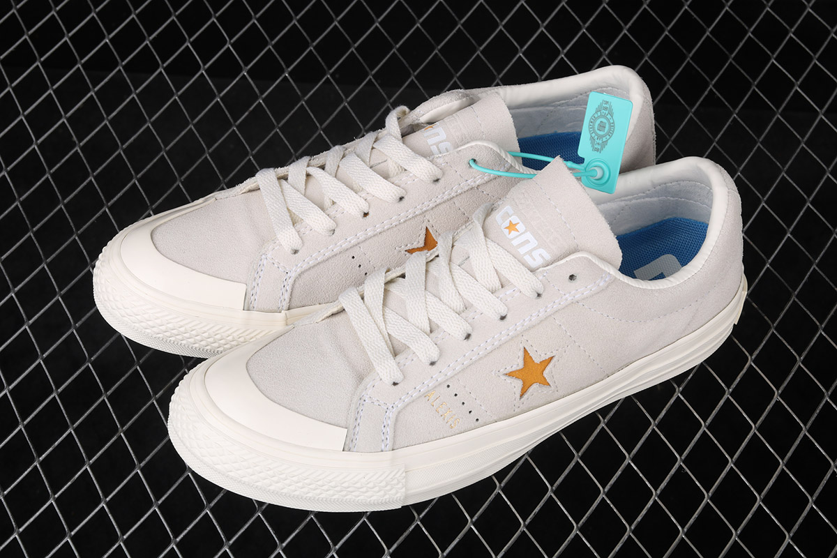 Converse One Star Pro Alexis Sablone White/Coast/Unoversity Gold – The Sole Line