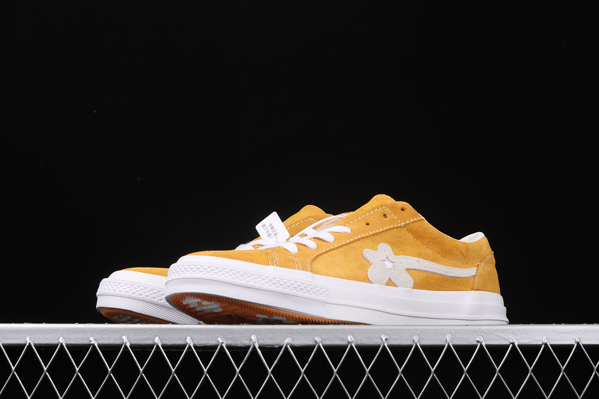 golf le fleur yellow converse