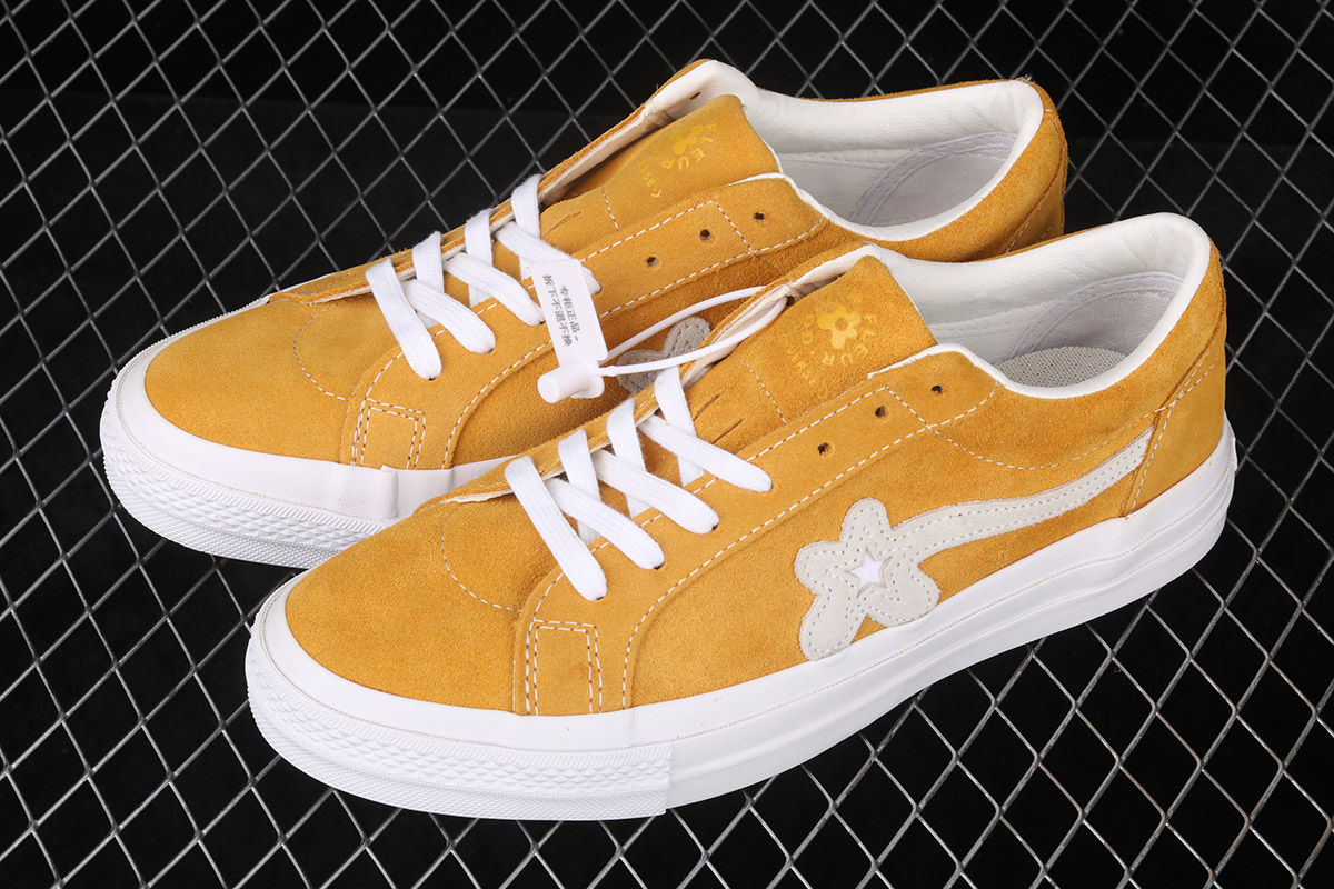 converse x golf le fleur one star yellow