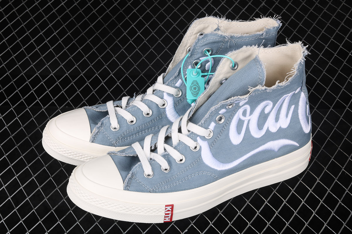 kith coca cola converse denim