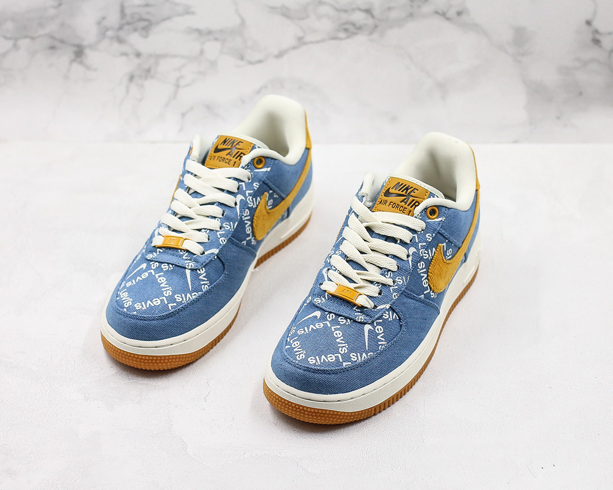 Levi's Nike Air Force 1 Low 'By You' Denim For Sale – The Sole Line