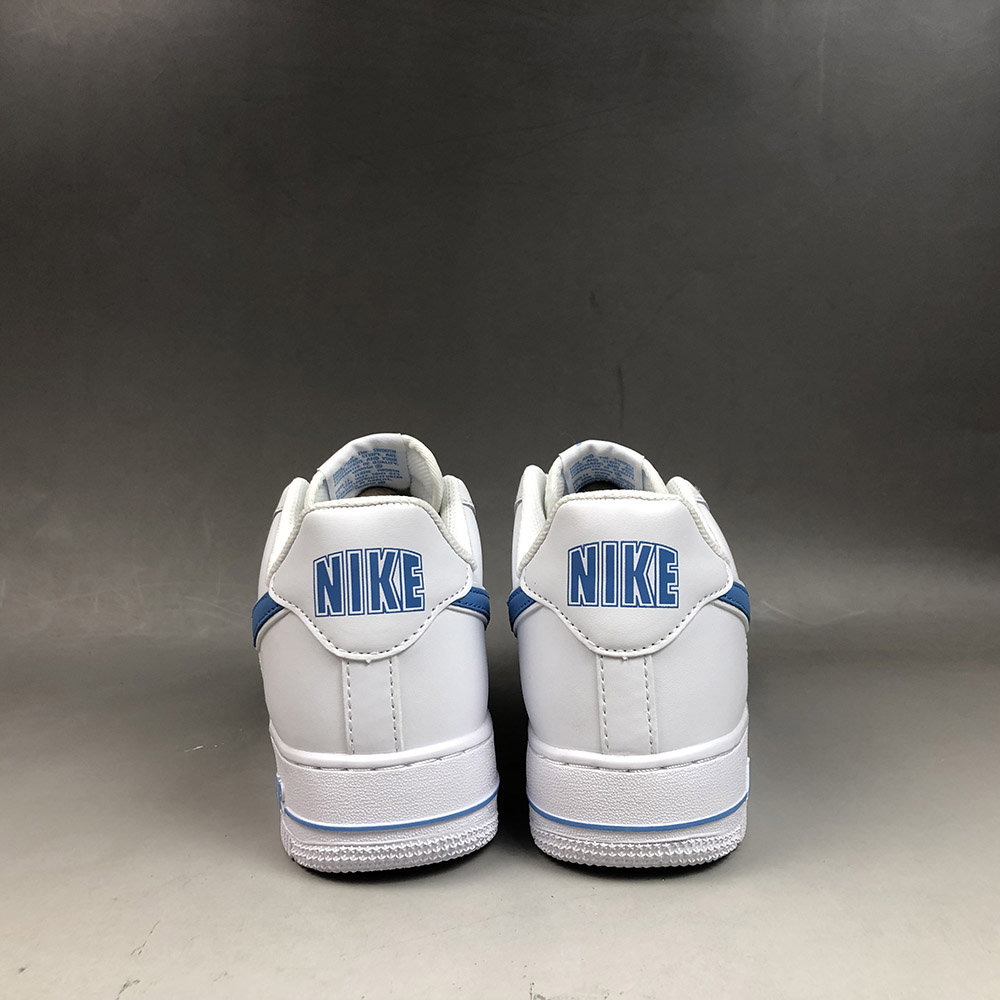 nike air force 1 white and university blue