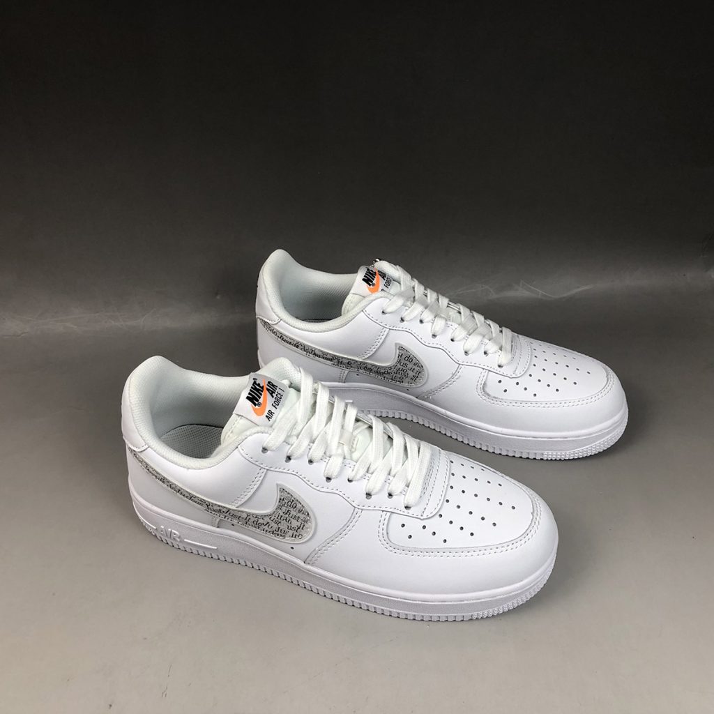 nike air force 1 just do it white for sale