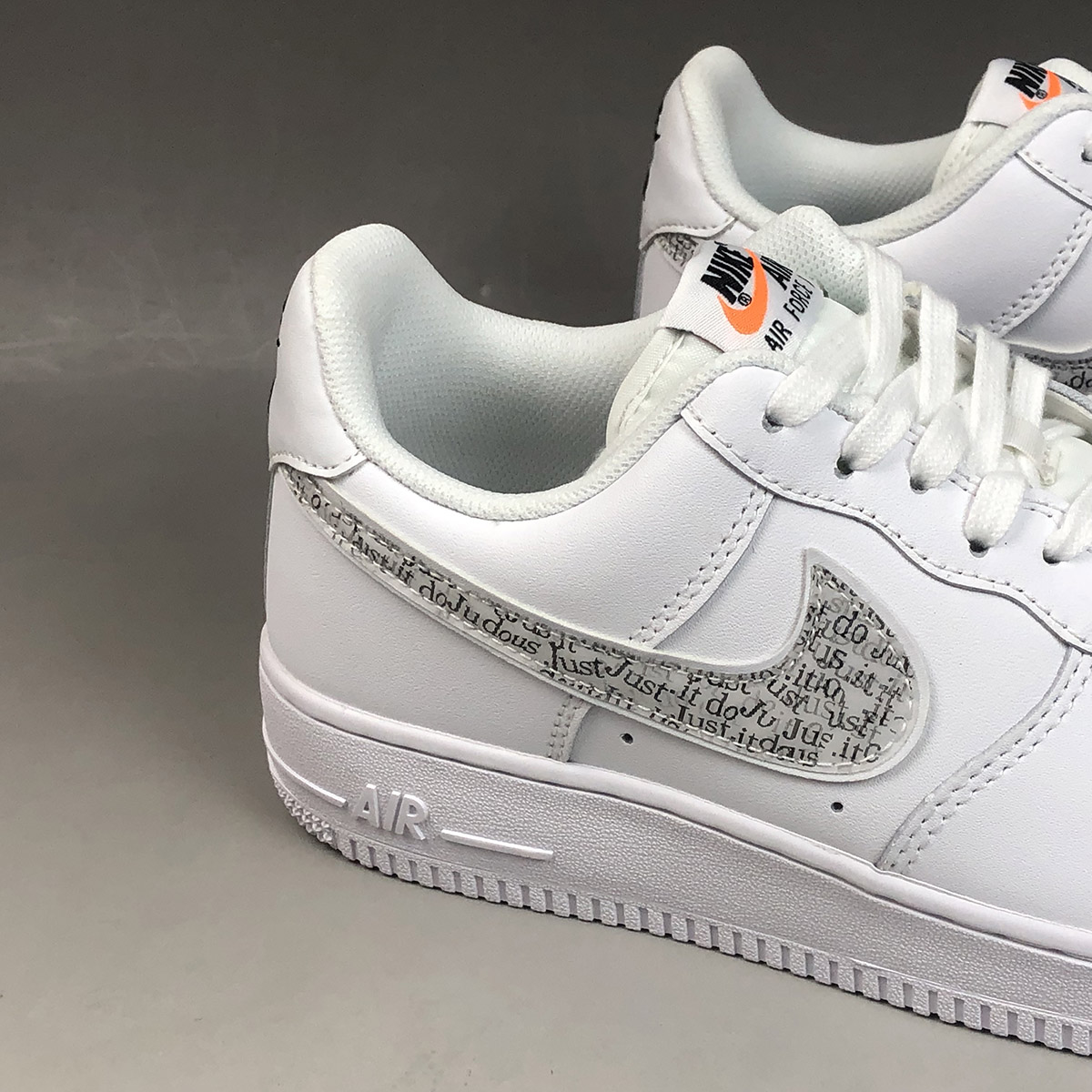 nike air force 1 just do it white for sale