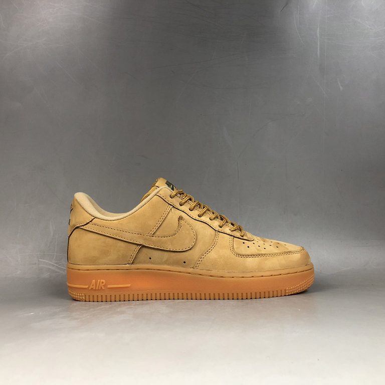 low top wheat air force 1