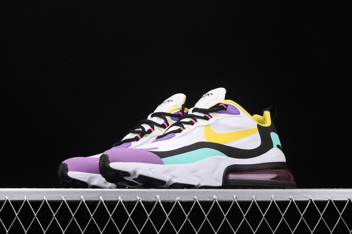 nike air max 270 purple and yellow