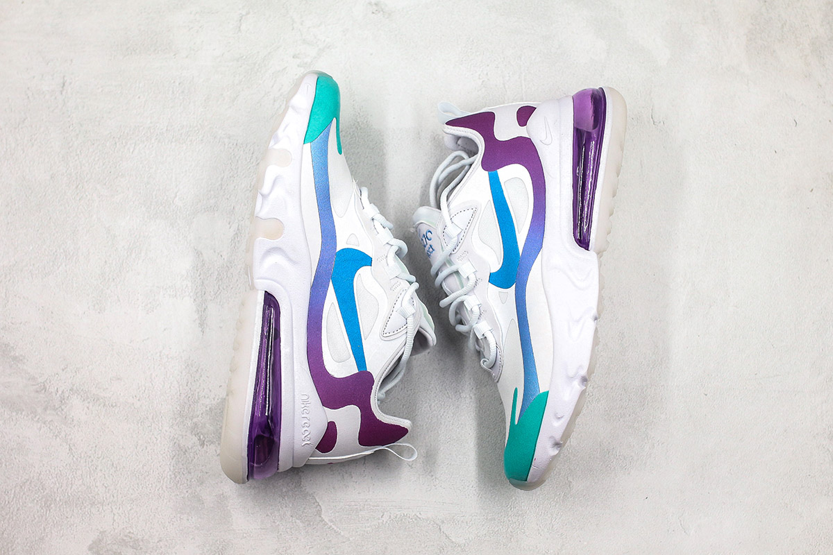 purple blue and white air max