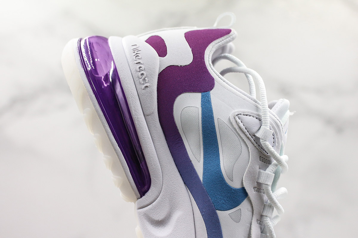 white blue and purple air max