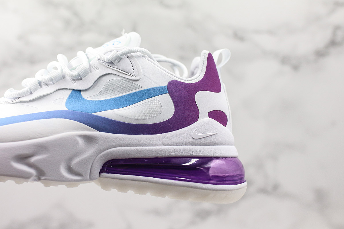white blue and purple air max
