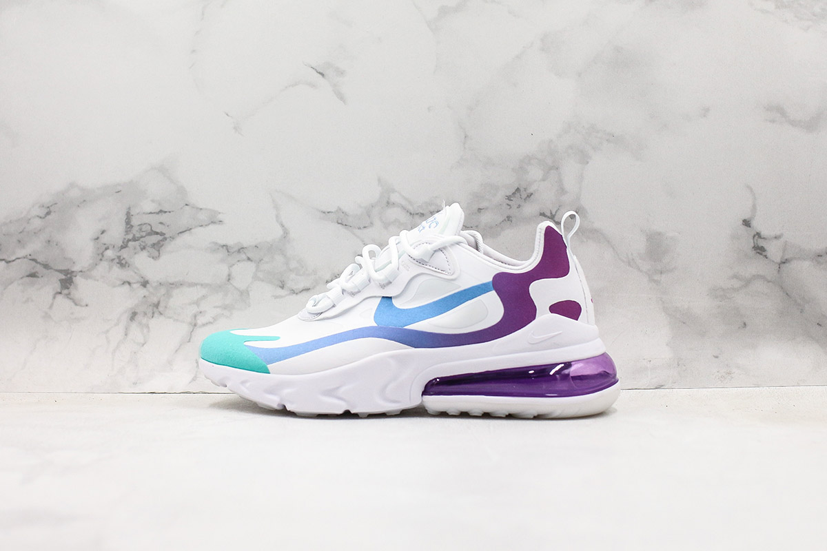 nike air max white blue and pink