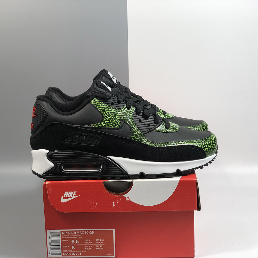 nike air max 90 green python