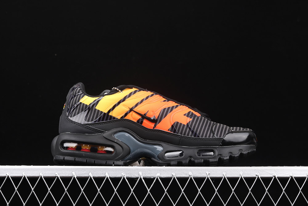 nike tn black and orange