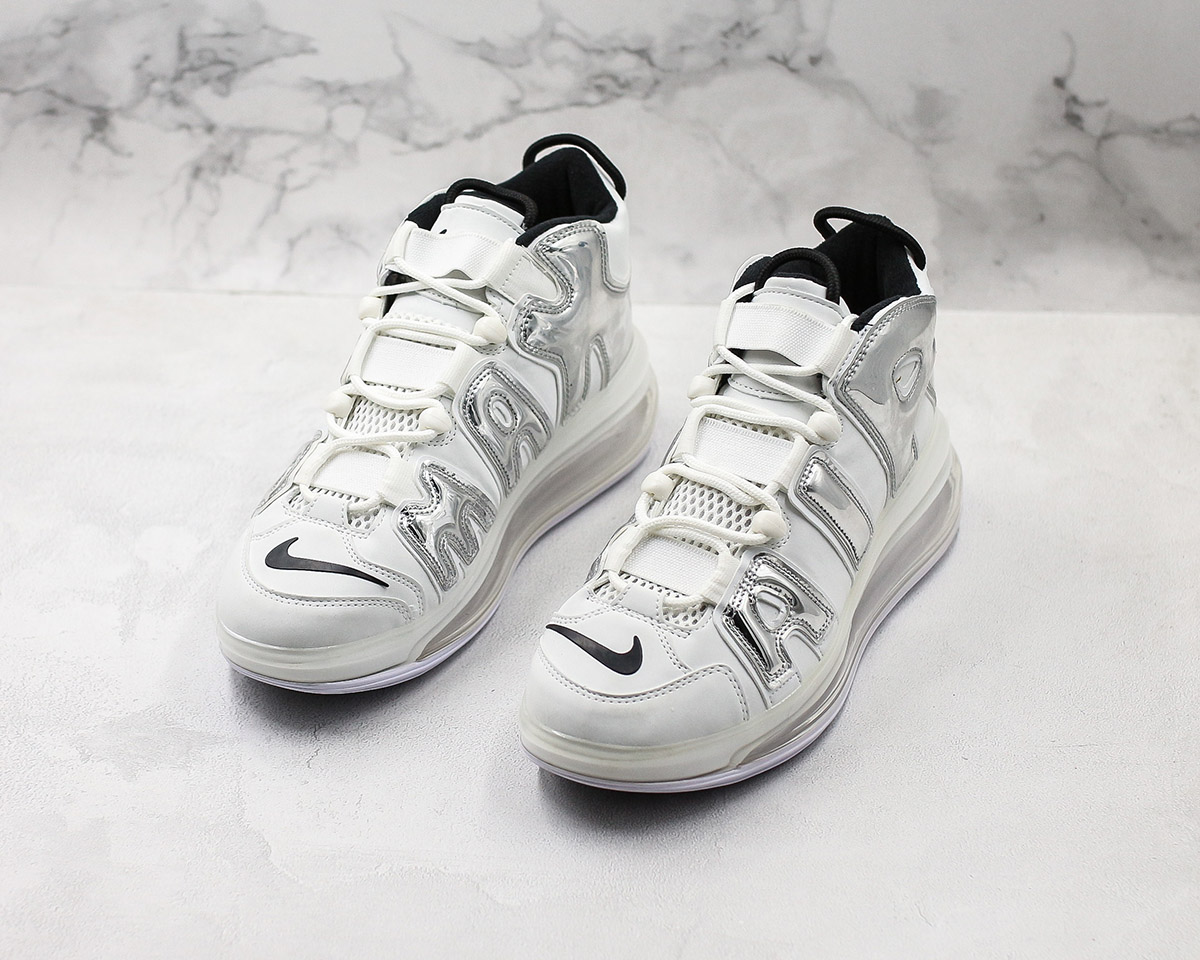 nike air more uptempo 720 white chrome