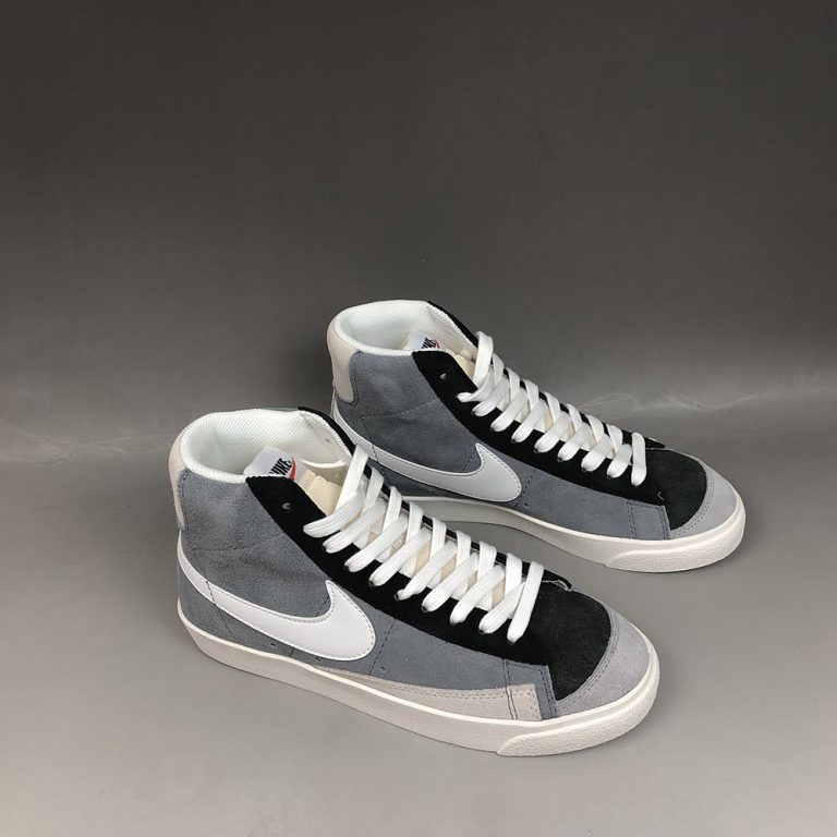 Nike Blazer Mid 77 Vintage Cool Grey/Black-Summit White For Sale â The Sole Line