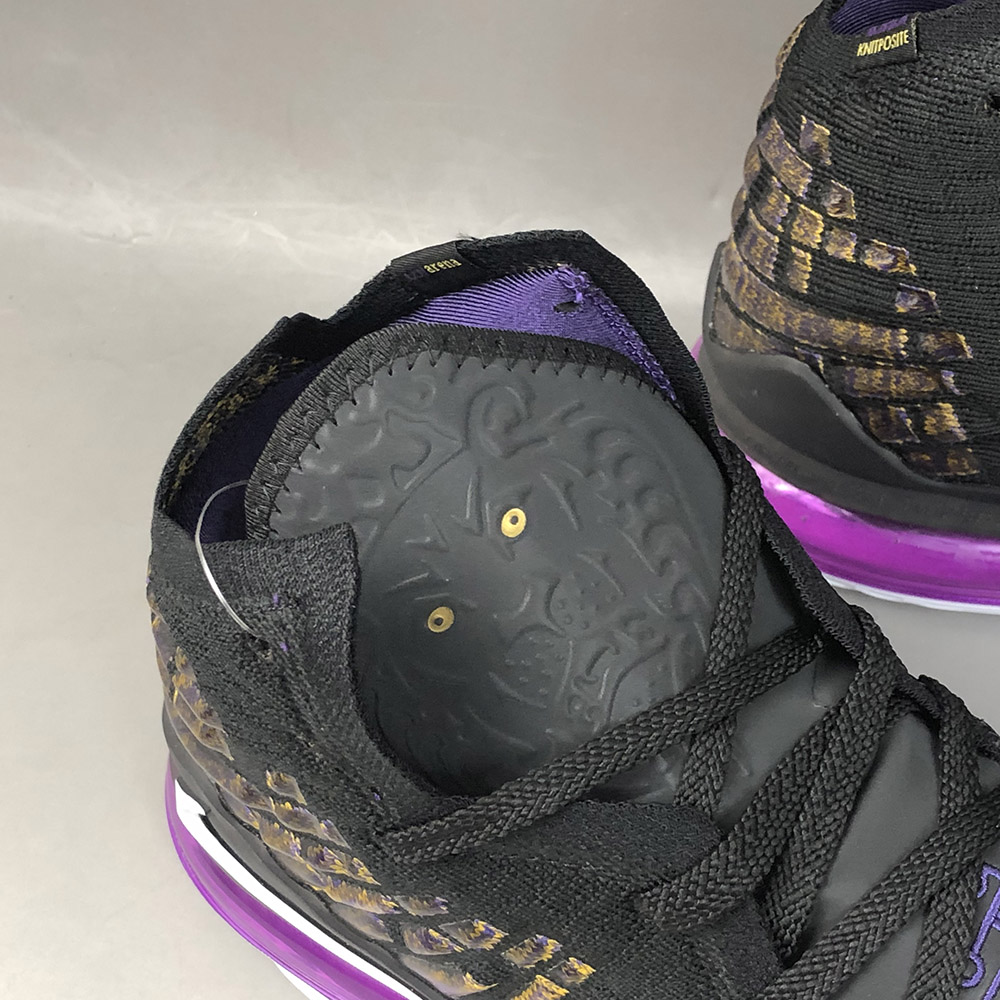 black and purple lebron 17