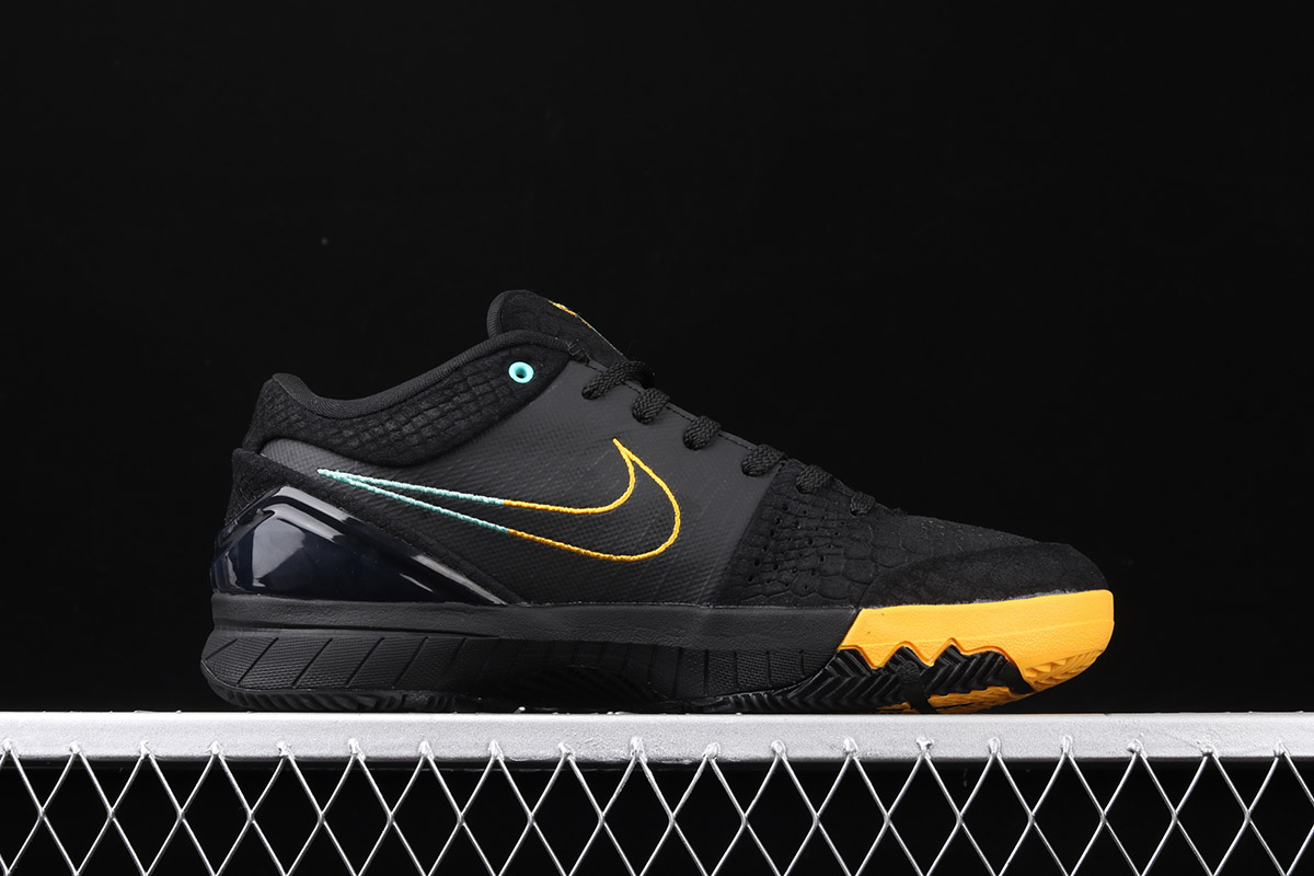 black and yellow shoes nike