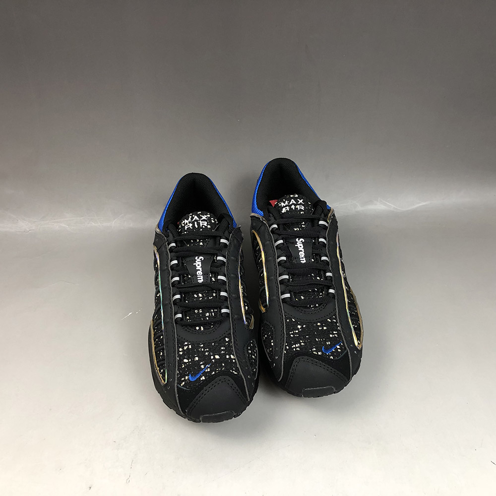 Supreme x nike air max tailwind 4 black hyper cobalt Clearance