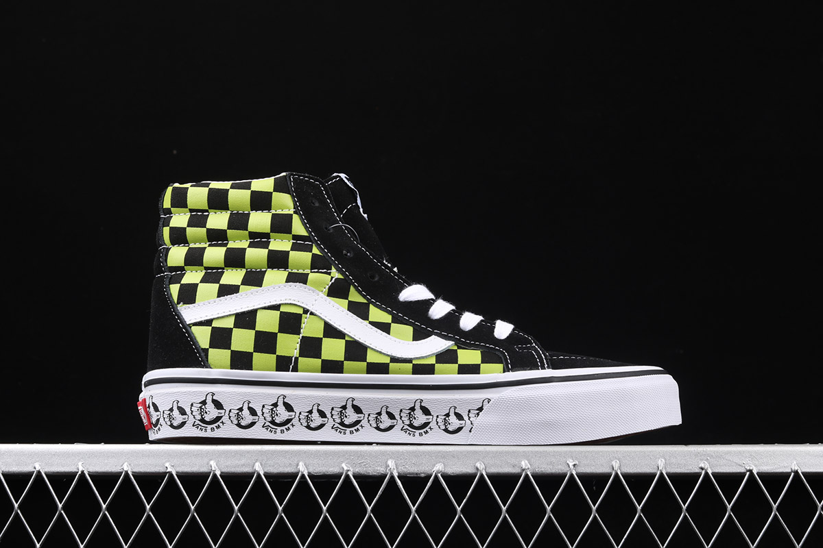 Vans BMX Sk8-Hi Reissue “Black Sharp Green” For Sale – The Sole Line