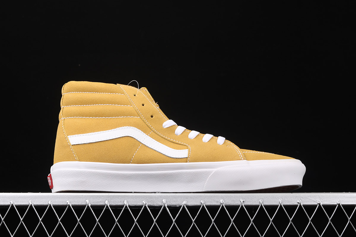 vans sk8 hi pig brown suede