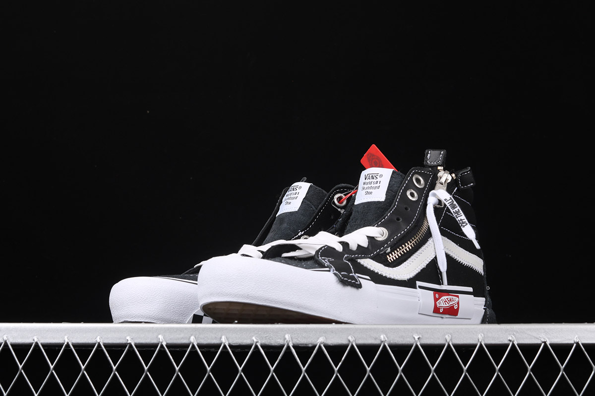 vans sk8 hi cap lx black