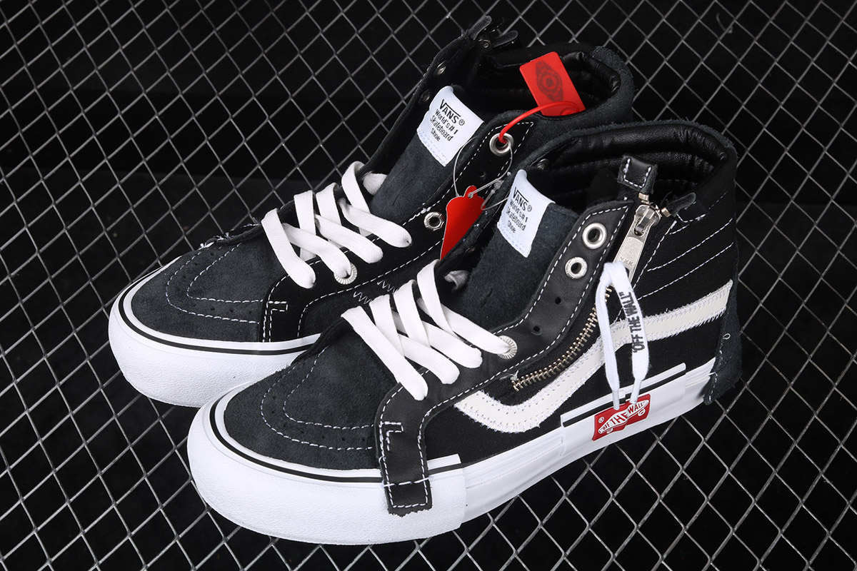 Vans Sk8-Hi Cap Lx Bla “Inside Out” Black White For Sale – The Sole Line