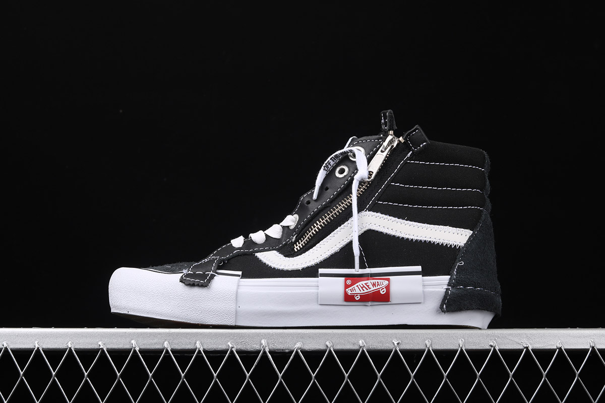 Vans Sk8-Hi Cap Lx Bla “Inside Out” Black White For Sale – The Sole Line