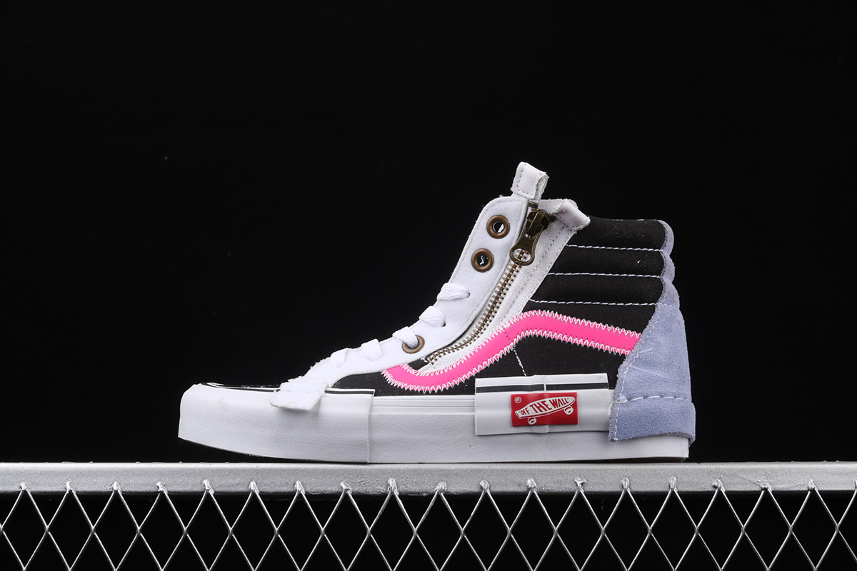 pink vans sk8 hi