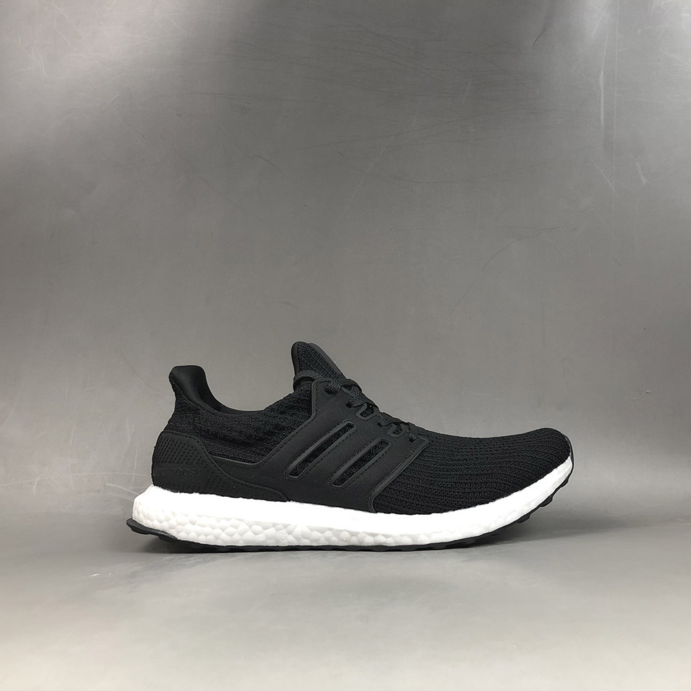 ultra boost white black sole