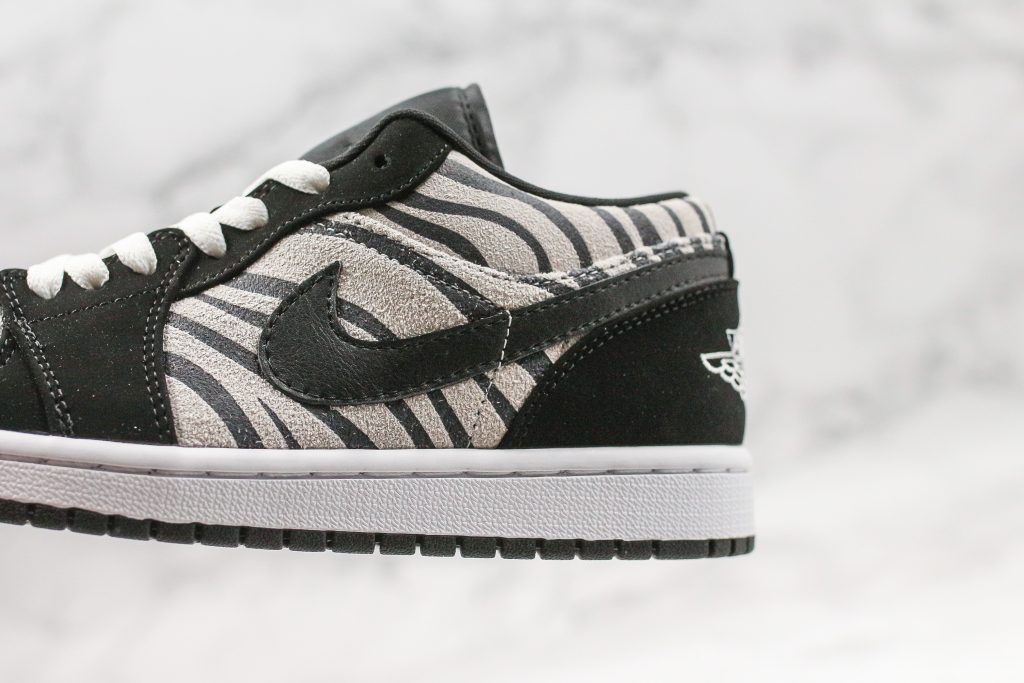 Air Jordan 1 Low âZebraâ Black/White-Sail For Sale â The Sole Line