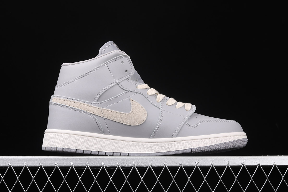 jordan 1 mid bone grey
