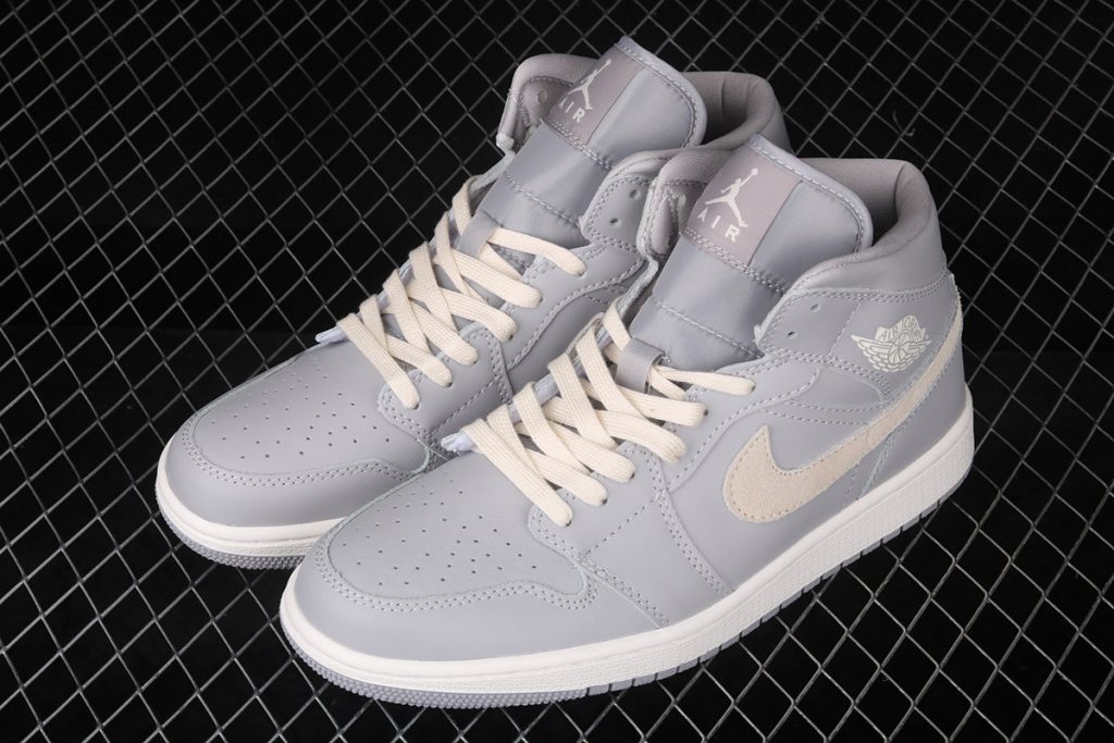 jordan 1 mid bone grey