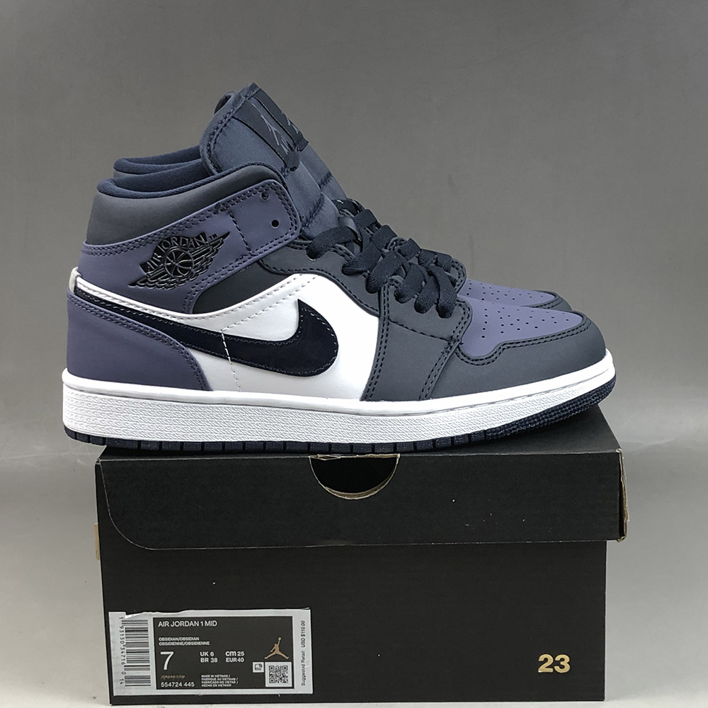 air jordan 1 mid sanded purple womens