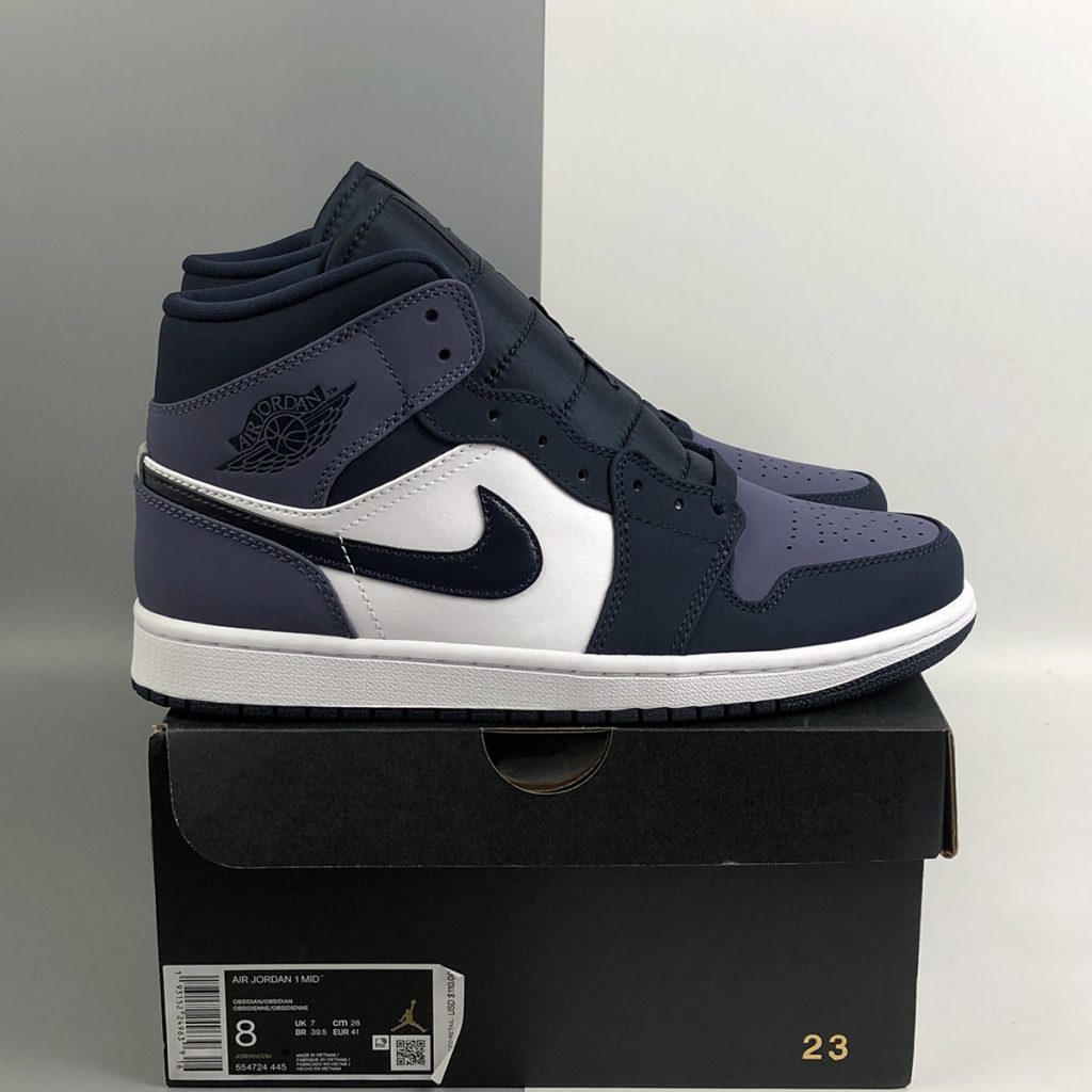 obsidian purple jordan 1