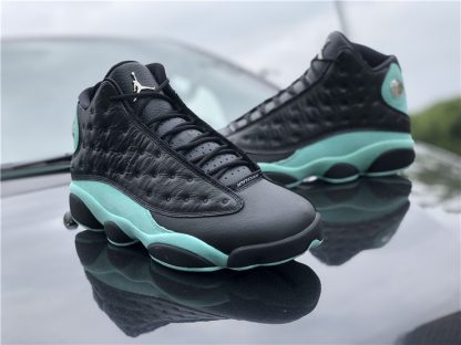 black and island green jordan 13