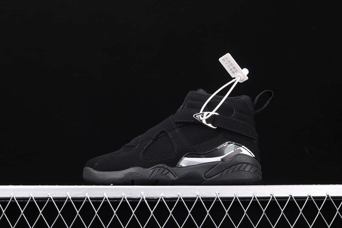 jordan 8 black white
