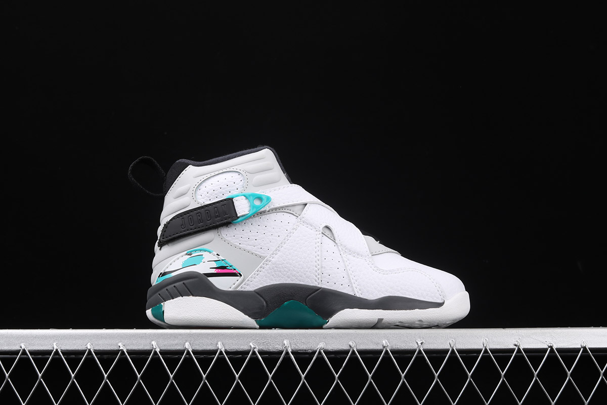 air jordan 8 white turbo green