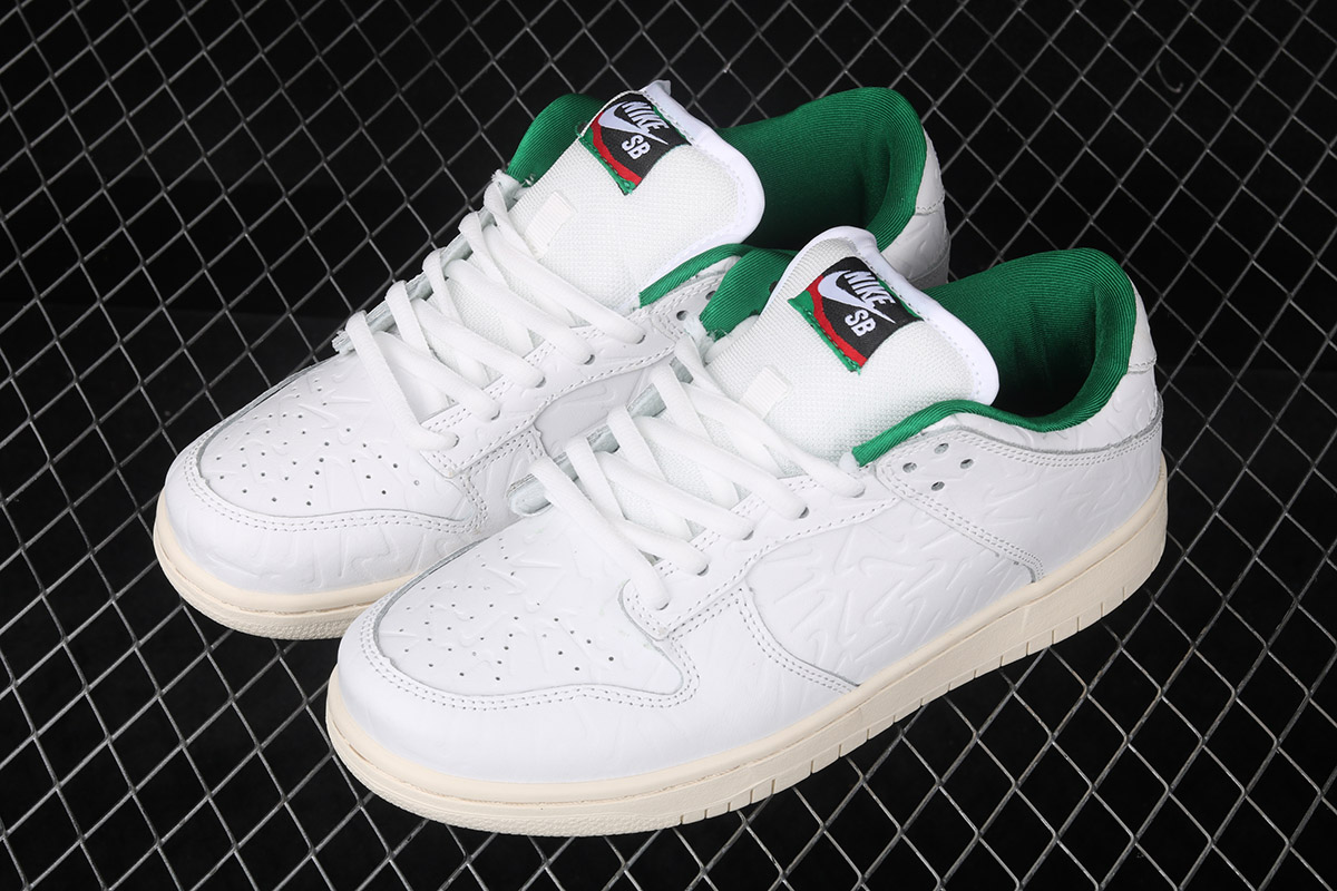 Ben-G x Nike SB Dunk Low White Lucid Green For Sale