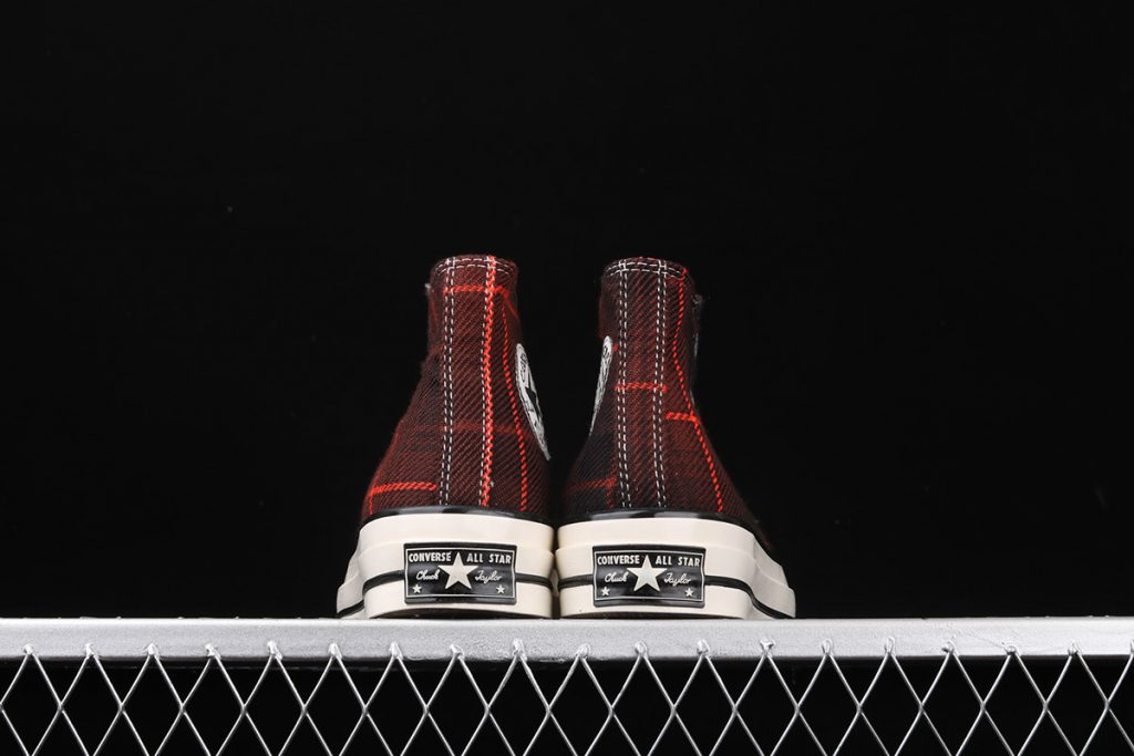 Converse Plaid Chuck 70 Black/Bright Crimson/Egret – The Sole Line