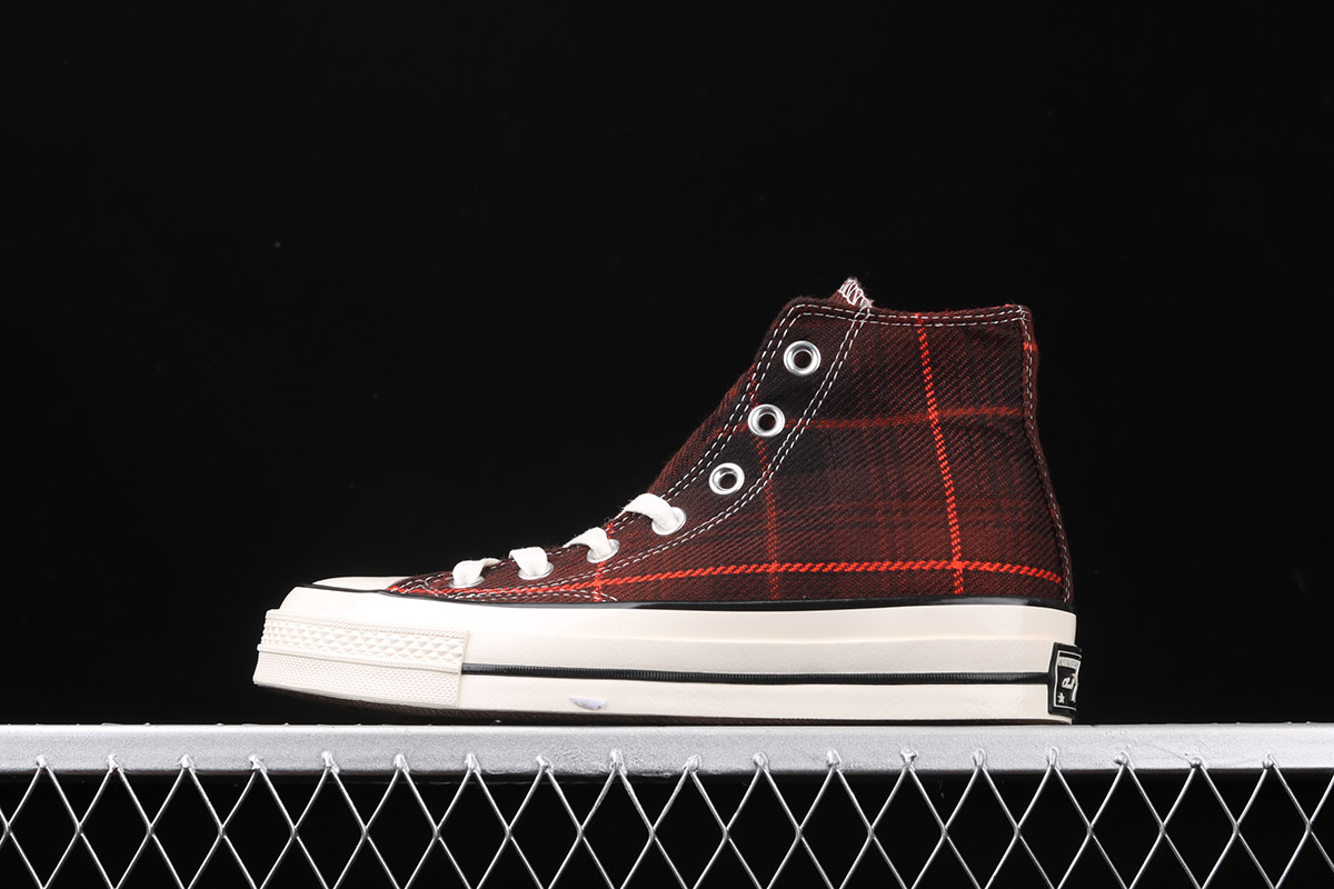 plaid converse