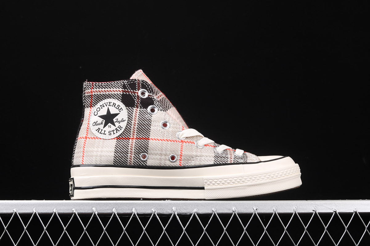 plaid converse