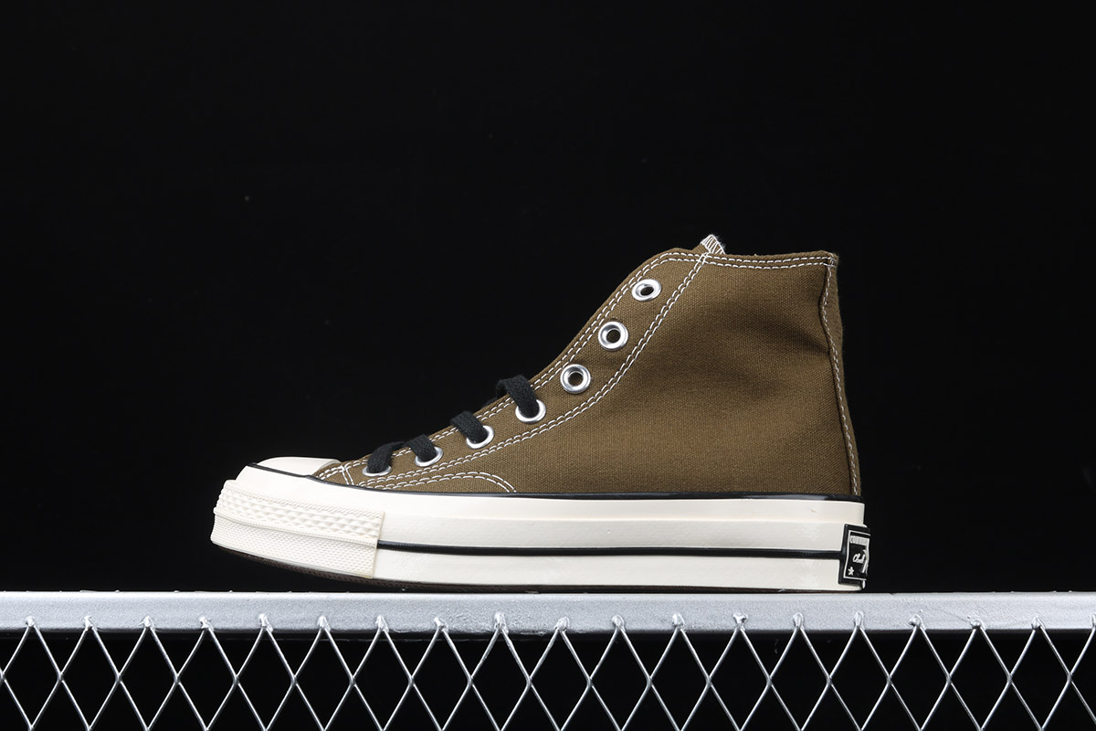 Converse Unisex Vintage Canvas Chuck 70 High Top Olive Black – The Sole Line