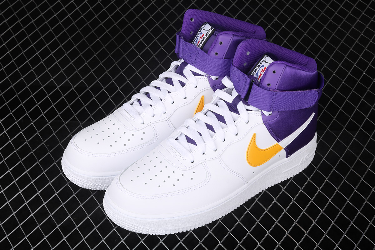 nike air force 1 nba lakers