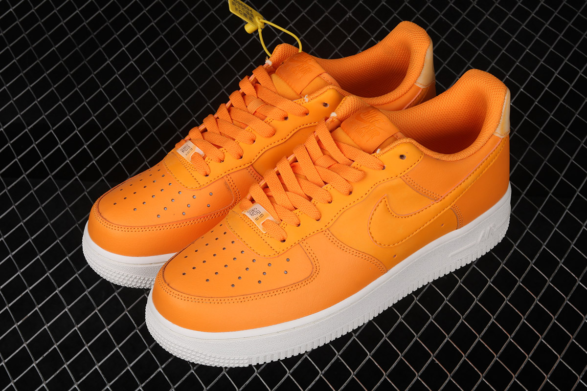 nike air force orange peel