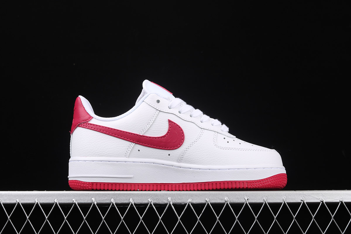 nike air force 1 07 white and red