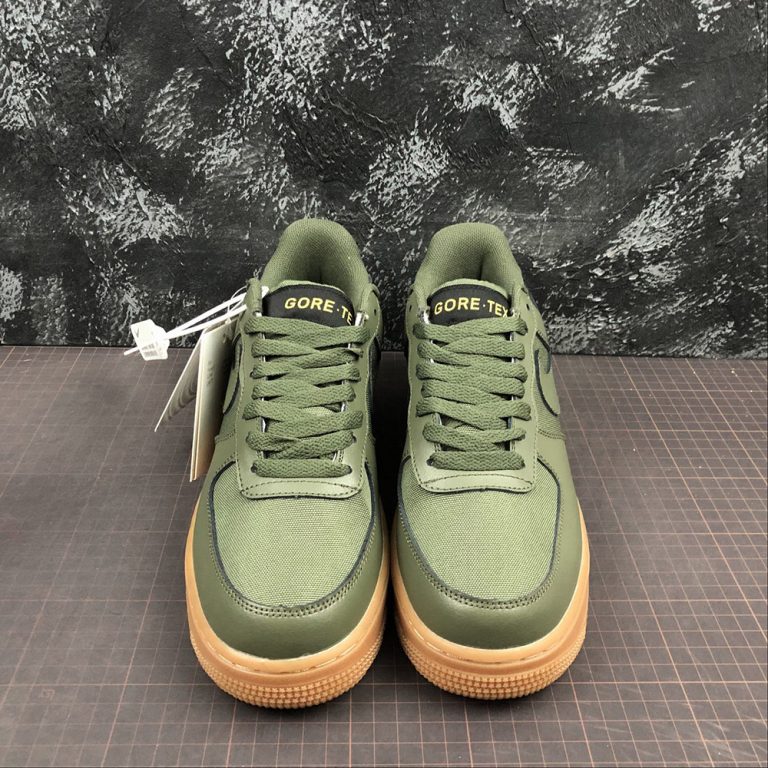nike air force 1 olive gold