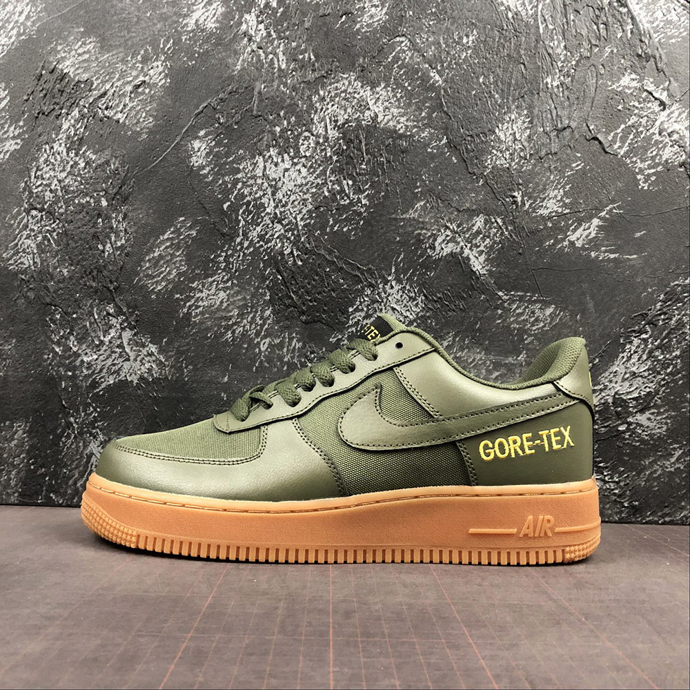 military green nike air force