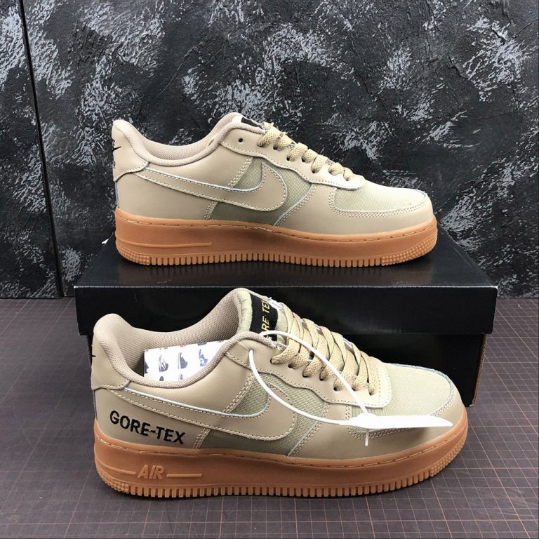 air force 1 gore tex gold