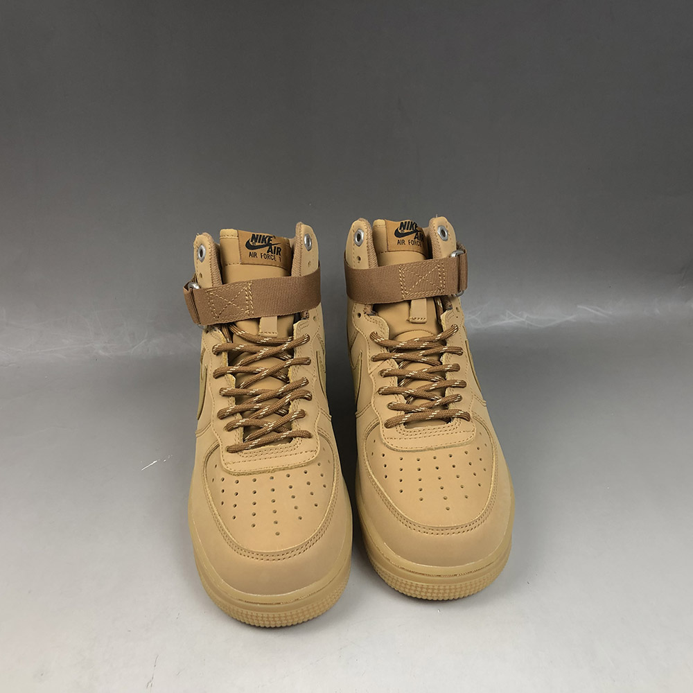 Nike-Air-Force-1-High-Flax-Wheat-Gum-Light-Brown-Black-For-Sale-7